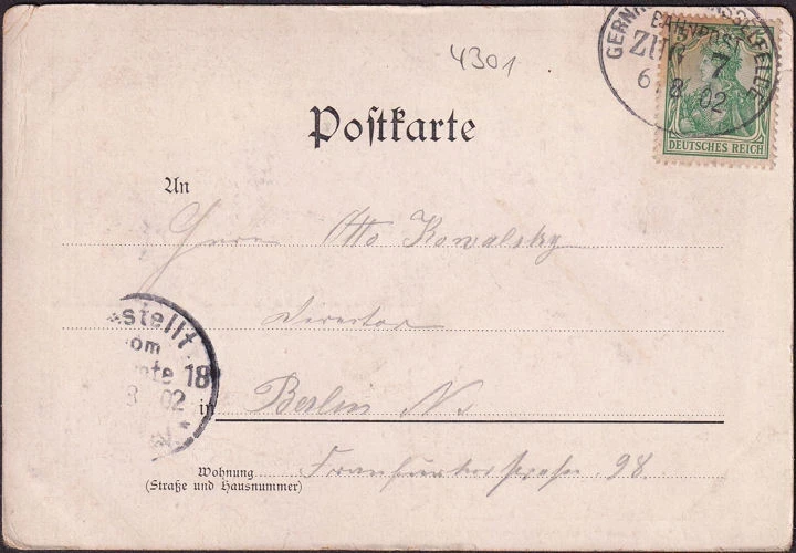 AK Alexisbad, Ortsansicht, Magdesprung, Künstler AK, Bahnpost, gelaufen 1902