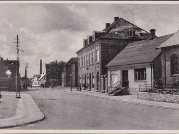 AK Straßenpartie in Ansager, Dänemark, ungelaufen-datiert 1945