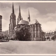 AK Marburg, An der Elisabethkirche, ungelaufen