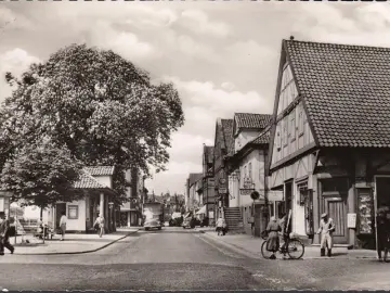 AK Neustadt am Rübenberge, Marktstraße, Alte Wache, Ratskeller, Harki Pils, gelaufen 1969