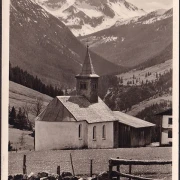 AK Bad Hindelang, Oberjoch Kapelle gegen Rettenschwanger Tal, gelaufen 1957