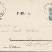 AK Am Wörthersee, Ruhig wiegend, Liederkarte, gelaufen 1900