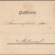 AK Partie aus Mittenwald, Straßenansicht, ungelaufen-datiert 1901