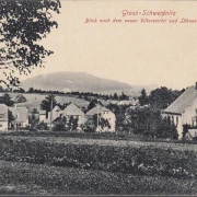 AK Großschweidnitz, Blick nach dem neuen Villenviertel und Löbauer Berg, ungelaufen