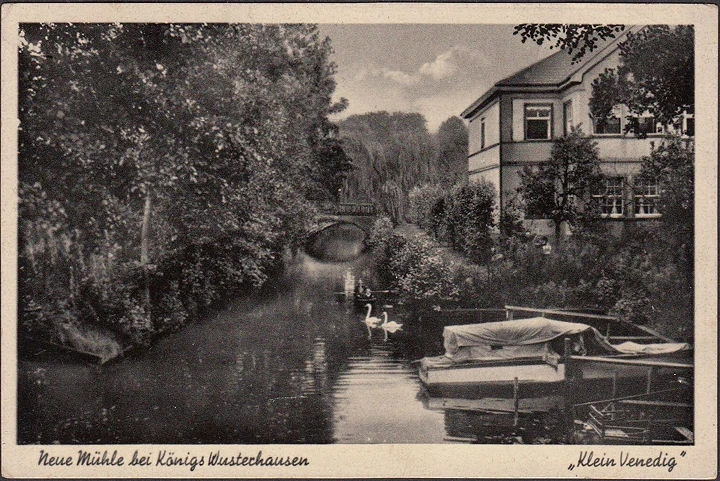 AK Königs Wusterhausen, Neue Mühle, Klein Vendeig, ungelaufen