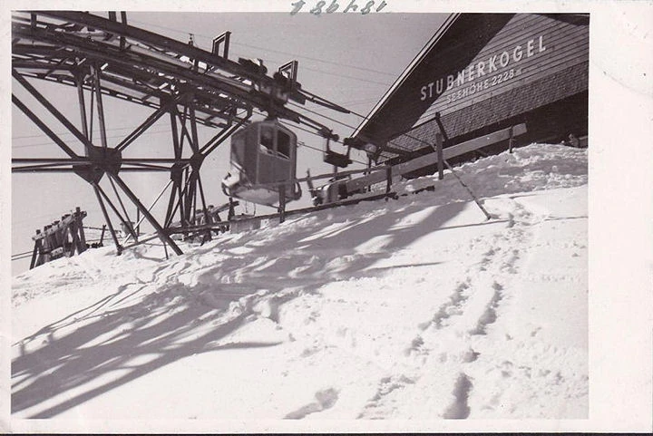 AK Bad Gastein, Gondel, Bergstation, Stubnerkogel, Foto AK, ungelaufen