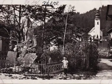 AK Unken, Denkmal der Freiheitskämpfer, Kirche, ungelaufen