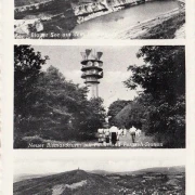 AK Porta Westpalica, Neuer Bismarckturm, Blauer See, Jacobsberg, ungelaufen