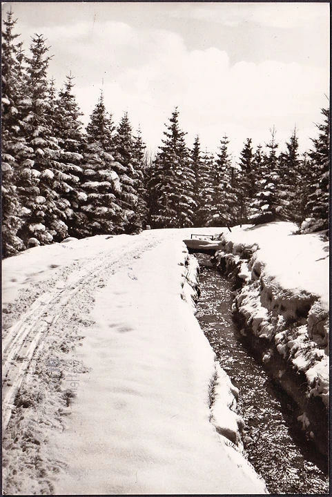 AK Rehberg, Grabenweg, gelaufen 1973