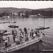 AK Velden am Wörthersee, Tanzparkett, gelaufen 1961