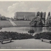 AK Bielefeld, Rudolf Oetker Halle, gelaufen 1937