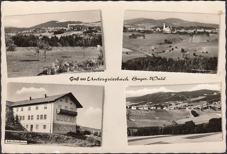 AK Untergriesbach, Schullandheim, Kirche, Stadtansichten, ungelaufen