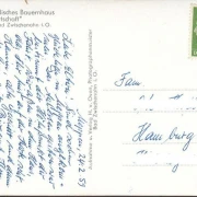 AK Bad Zwischenahn, Ammerländisches Bauerhaus, Spiekerwirtschaft, gelaufen 1959