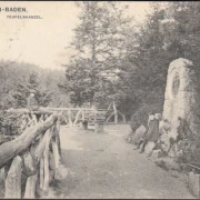 AK Baden Baden, Teufelskanzel, gelaufen 1909