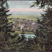 AK Güntersberge, Blick von Mundelins Ruh, ungelaufen-datiert 1912