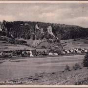 AK Hausen im Tal mit Ruine, gelaufen 1942