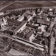 AK Beuron, Kloster, Fliegeraufnahme, ungelaufen