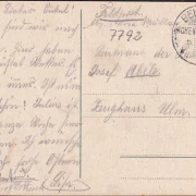 AK Beuron, Stadtansicht, Brücke, Kloster, Feldpost, gelaufen 1915