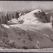 AK Ruhpolding, Rauschberg mit Hörndlwand, gelaufen 1956