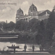 AK Düsseldorf, Floragarten, gelaufen 1909