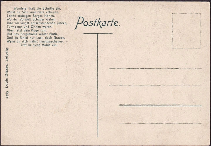 AK Bodetal, Wilhelmsblick, ungelaufen