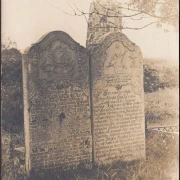 AK Nieblum auf Föhr, Grabsteine, Foto AK, ungelaufen-datiert 1926