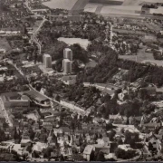 AK Bergisch Gladbach, Fliegeraufnahme, ungelaufen