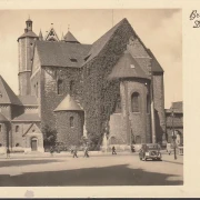 AK Braunschweig, Der Dom, Auto, LKW, gelaufen 1939