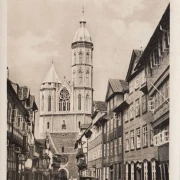 AK Braunschweig, Andreaskirche mit Weberstraße, ungelaufen