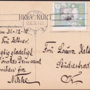 AK Kopenhagen, Rathausgarten, gelaufen 1910