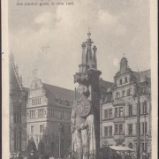 AK Bremen, Der Riese Roland, gelaufen 1925