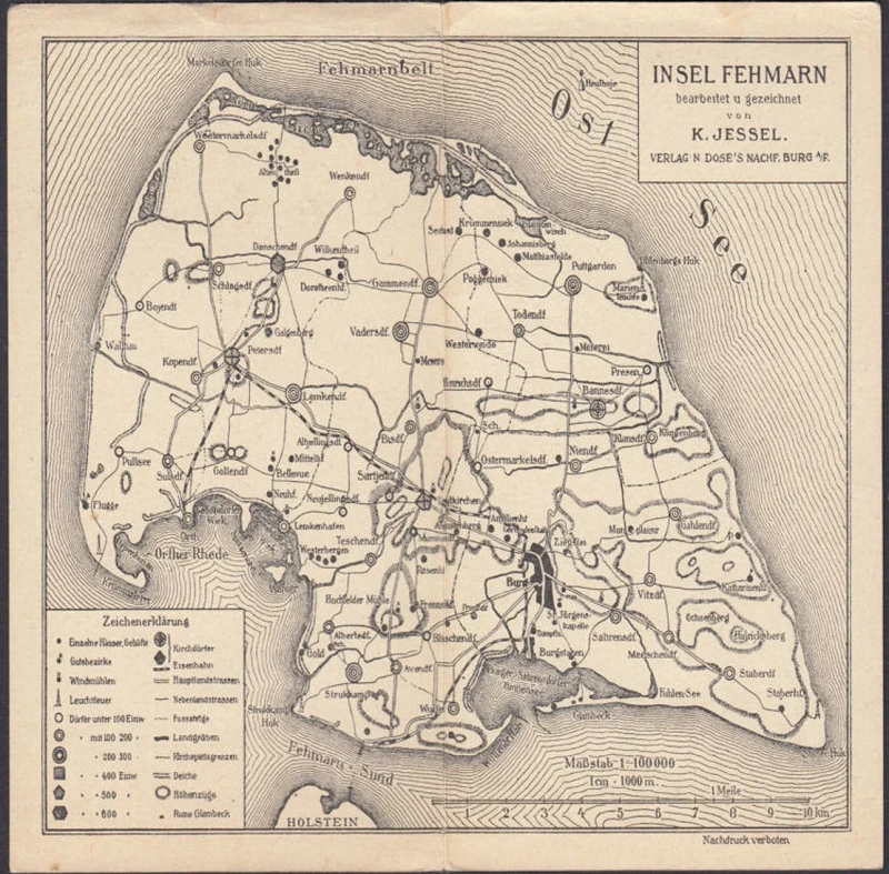 AK Fehmarn, Klapp AK, Filmgesellschaft Terra 1930, ungelaufen