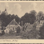 AK Burg auf Fehmarn, Alt Burg, Kirche, ungelaufen