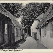 AK Burg auf Fehmarn, Straßenpartie, Bewohner, gelaufen 1939