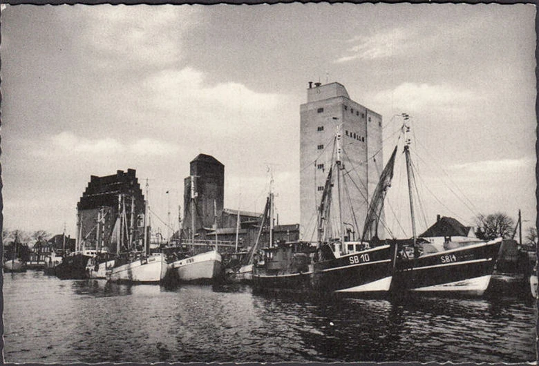 AK Burg auf Fehmarn, Hafen von Burgstaaken, ungelaufen-datiert 1963