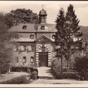 AK Burgbrohl, Schloss und Burgkloster Burgbrohl, Burgtor, ungelaufen