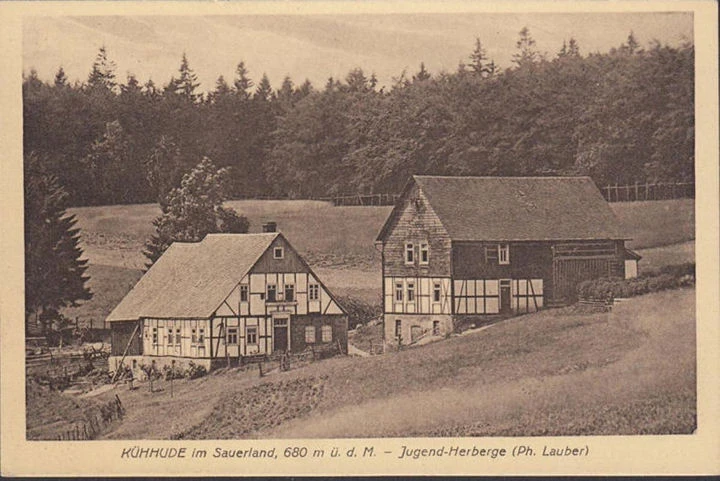 AK Kühhude, Jugendherberge, Jh. Lauber, ungelaufen