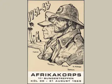 AK Köln, Afrikakorps 1941-1943, 11. Bundestreffen 1969, gelaufen 1975