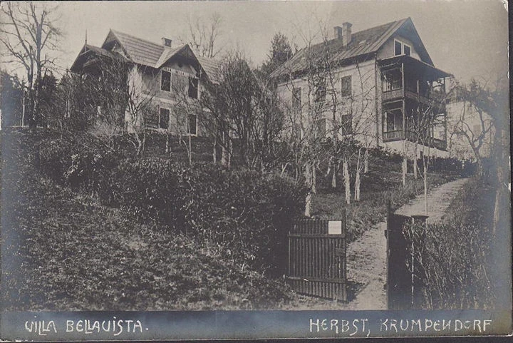 AK Pörtschach, Villa Bellavista, Foto AK, ungelaufen