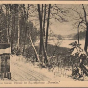 AK Tiefensee, Jugendherberge Gamensee, Ofenecke, ungelaufen