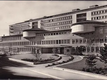 AK Basel, Bürgerspital, gelaufen 1957