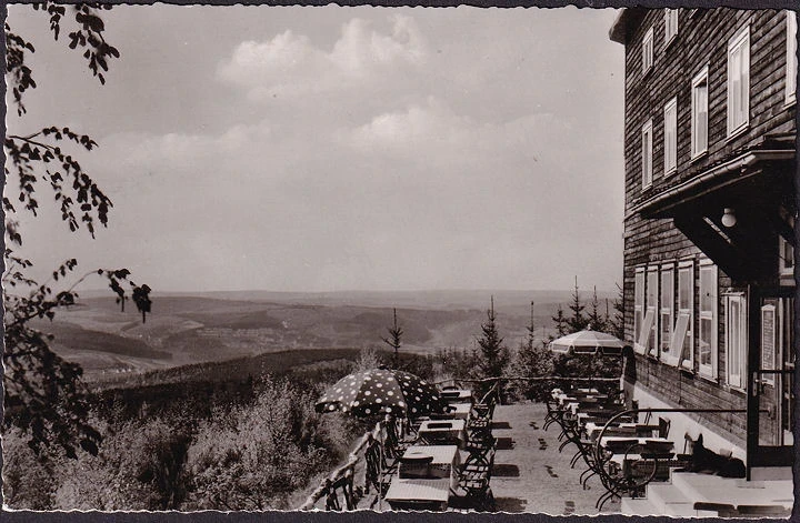 AK Eiserfeld, Fliegerheim Eisen Hardt, Cafe, Restaurant, Pension, gelaufen 1959