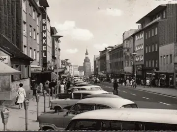 AK Remscheid, Alleestraße, Runkel, Autos, gelaufen