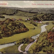 AK Partie zwischen Inzigkofen und Dietfurt, Feldpost, Landwehr Karlsruhe, Truppenübungsplatz Heuberg, gelaufen 1914