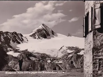 AK Krefelder Hütte gegen Kitzsteinhorn, ungelaufen