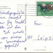 AK Binz, Turm des Wasserrettungsdienstes, gelaufen 1980