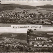 AK Niederschelden, Alte Dreisach Siedlung, gelaufen 1965