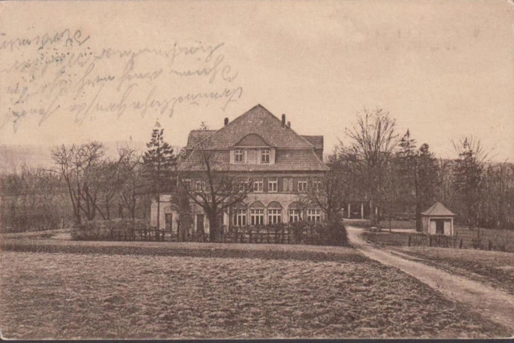 AK Bielefeld, Waldrestaurant Donnerburg, gelaufen 1924