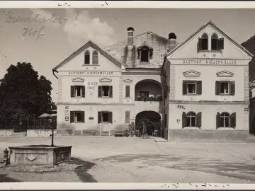 AK Greifenburg, Hotel Drautaler Hof, Gasthof Niedermüller, ungelaufen