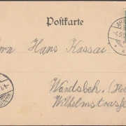 AK Gruss aus Schmalenbek, Hotel Hamburger Wald, Besitzer G. Koch, gelaufen 1901